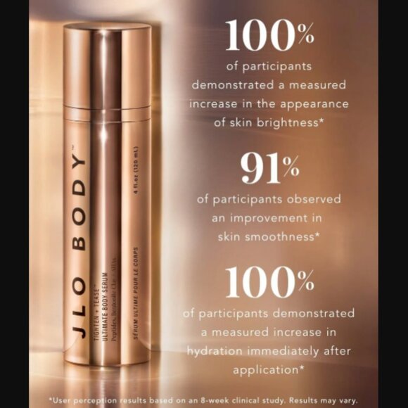 NIP Jlo Body Tighten + Tease Ultimate Body Serum Full Size Retail Price $60.00 - Picture 4 of 5